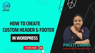 How To Create Custom Header and Footer in WordPress  Header and Footer in WordPress [upl. by Dyche]