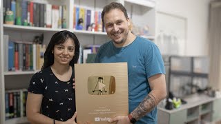 A NOSSA PLACA DE 1 MILHÃO DO YOUTUBE CHEGOU [upl. by Briscoe]