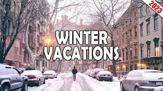 Winter Vacations 10 Best Places To Visit in USA During Winter Holidays [upl. by Xuaeb]