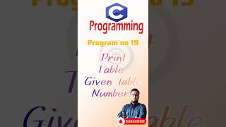 Print table given numbers beginner programming [upl. by Netnerb740]