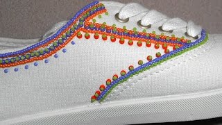 More Bead Embroidered Shoes [upl. by Jordana]