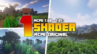 1 SHADER MCPE ORIGINAL NO PATCH  Di Minecraft 120  121   Support Low End Mobile Device [upl. by Yeslaehc]