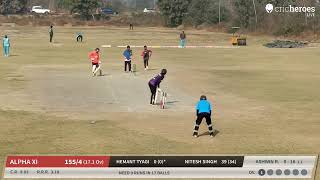 Live Cricket Match  Crikkans XI vs Alpha XI  07Dec24 0742 AM 20 overs  Real Cricket Tournamen [upl. by Adnal]