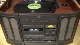 This TEAC aint bleak  GF330 allinone vinylCDcassette stereo system [upl. by Nishom]