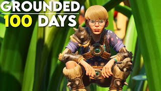 I Played 100 Days Of GROUNDED Heres What Happened [upl. by Nemraciram452]