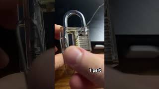 How to open padlock without key lockpicking shorts locks military [upl. by Alleciram]