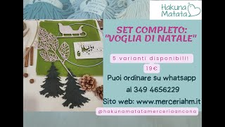 SET CREATIVO quotVOGLIA DI NATALEquot 5 varianti disponibili in promo fino al 1111 [upl. by Vernor]