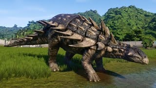 Jurassic World Evolution  Polacanthus Gameplay PS4 HD 1080p60FPS [upl. by Mountford976]