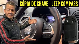 CÓPIA DE CHAVE PRESENCIAL JEEP COMPASS  jeepcompass jeepcompasstrailhawk reparoautomotivo [upl. by Can]