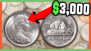 RARE CANADIAN NICKELS WORTH MONEY  VALUABLE NICKEL VARIETIES IN POCKET CHANGE [upl. by Drhcir]