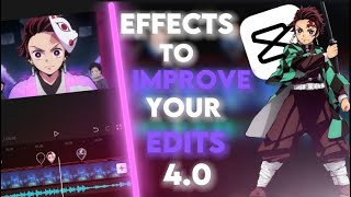 5 EFFECTS TO IMPROVE YOUR EDITS 40  CapCut [upl. by Carline]