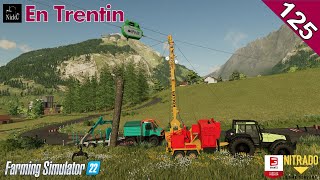 FARMING SIMULATOR 22 ⛰️ En Trentin 🌲 Teleferica per i tronchi ep125 [upl. by Wertheimer]