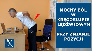 Ból kręgosłupa podczas zmiany pozycji  Przyczyny i ćwiczenia l 🇵🇱 🇪🇺 [upl. by Janis]