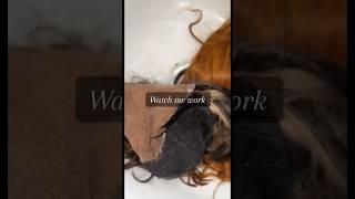 Wig maintenance wigmaking wigstyling restoration wigmaker tiarasonestopshop fyp haircare [upl. by Becht]