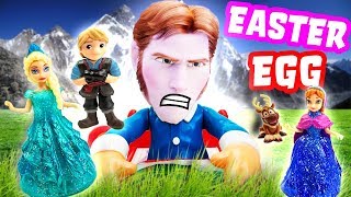 Dont Wake Daddy Hans Easter Egg Game with Frozen Elsa Anna Olaf Kristoff and Sven [upl. by Lindbom]