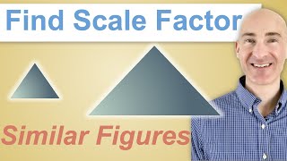 How to Find Scale Factor with Similar Figures [upl. by Jolanta]