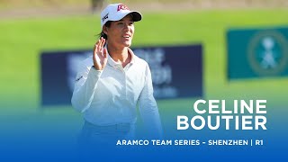 Celine Boutier opens with a stunning 66 7 to lead  Aramco Team Series – Shenzhen [upl. by Mali]