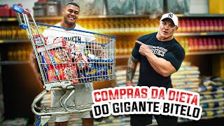 BITELO REVELA O SEGREDO DA SUA DIETA COM FABIO GIGA  COMPRAS DO GIGANTE [upl. by Edgard697]