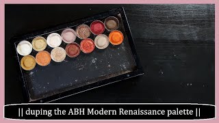 duping the Anastasia Beverly Hills Modern Renaissance palette [upl. by Amary]