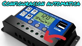 Controlador solar configuracion AUTOMATICA [upl. by Patrice]