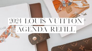 2024 Louis Vuitton Large Agenda Refill  GM Agenda Set Up [upl. by Korrie596]