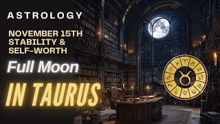 Full Moon in Taurus  Stability and SelfWorth  A Video So You Dont Have To Hire Me [upl. by Ahsenod]