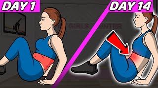 14 Day Sitting Workout To Lose Belly Fat [upl. by Eerolam]