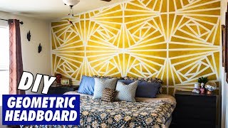 Vibrant Geometric Wall Painting [upl. by Guerin]