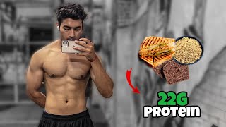 Easy Muscle Building High Protein Sandwich  22g Protein  Vegetarian [upl. by Panchito]