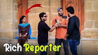 Rich Reporter Prank  Larkiyun ki Asliyat  Zaid Chulbula [upl. by Priest]