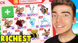 RICHEST Adopt Me INVENTORY TOUR MEGA NEON Legendary Pets And RAREST Roblox Adopt Me Items [upl. by Basilio]