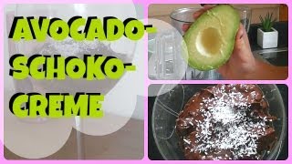 NomNom ✿ AvocadoSchokoCreme ✿ vegan [upl. by Drolet]