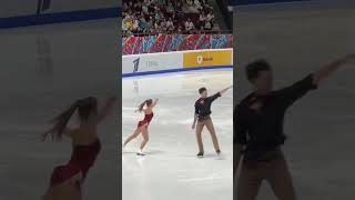 Vasilisa Kaganovskaya and Maxim Nekrasov test skates 9142024 [upl. by Fiona]