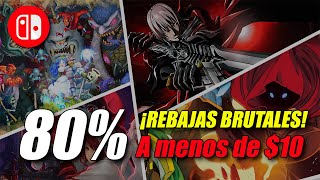 💰💰¡Los MEJORES JUEGOS a menos de 10 Dólares o Euros 💸 Rebajas Switch Ofertas Nintendo Switch Eshop [upl. by Anayek]