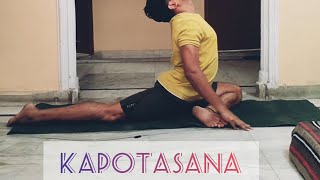 Kapotasana Practice amp Benefits yogatipsforbeginners kapotasana yogabenefits veeryogasession [upl. by Hurwitz]