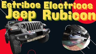 Estribos eléctricos para Jeep Rubicon 2023  Instalación profesional en la CDMX [upl. by Lapointe]