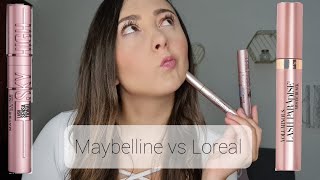 MASCARA SKY HIGH MAYBELLINE VS LASH PARADISE LOREAL [upl. by Norym]