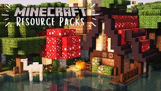 10 Minecraft Fairycore ✨ Resource Packs [upl. by Noreht]