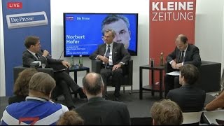 Norbert Hofer  PresseKleine ZeitungGespräch  29112016 [upl. by Amikehs]