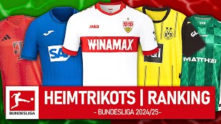 ALLE Bundesliga Heimtrikots 2425 gerankt wild  Manndeckung Folge 11  Jutariko [upl. by Boj]