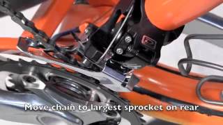 How to Build a Bike  Part 10 of 12 Front Derailleur Adjustment [upl. by Atalee830]