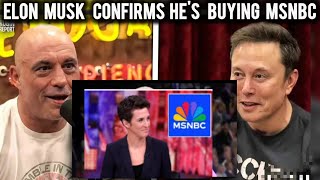 Elon musk Confirms Buying MSNBC as Rachel maddow Temper on The view [upl. by Arsi]