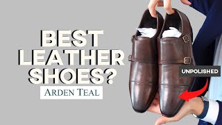 AFFORDABLE Leather Dress Shoes  Arden Teal HONEST Review [upl. by Ayikur]