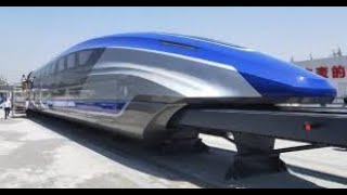 How maglev train workmagnetic levitation train bullet trainanimation [upl. by Ahsiram156]