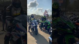 S1000rr Vs Zx10r Sound compre 🔥 automobile kawasakizx10r zx10rr ninja rider bikeride zx10r [upl. by Adnaral]