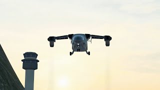 VTOL VR  AV42C  Vertical Landing Training Using Heliports [upl. by Berey]