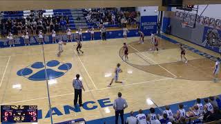 Alliance High School vs Torrington High School Mens Varsity Basketball [upl. by Ahsimit]