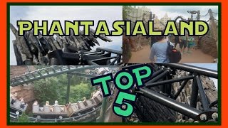 Meine TOP 5 Achterbahnen im Phantasialand Review HD [upl. by Gromme]