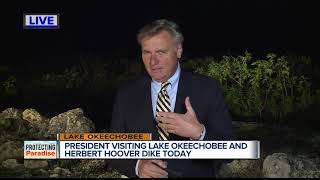 President Trump visiting Lake Okeechboee Friday [upl. by Sedgewick]