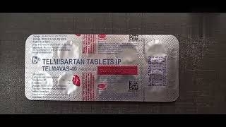 TELMAVAS  40 mg tablet Telmisartan 40 mg tablet Benifits amp side effects [upl. by Katharina860]